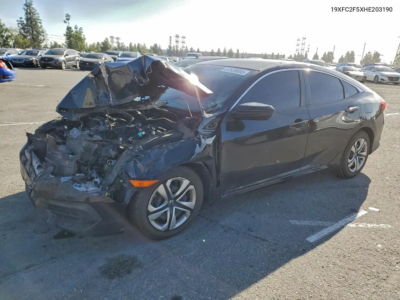 19XFC2F5XHE203190 2017 Honda Civic Lx