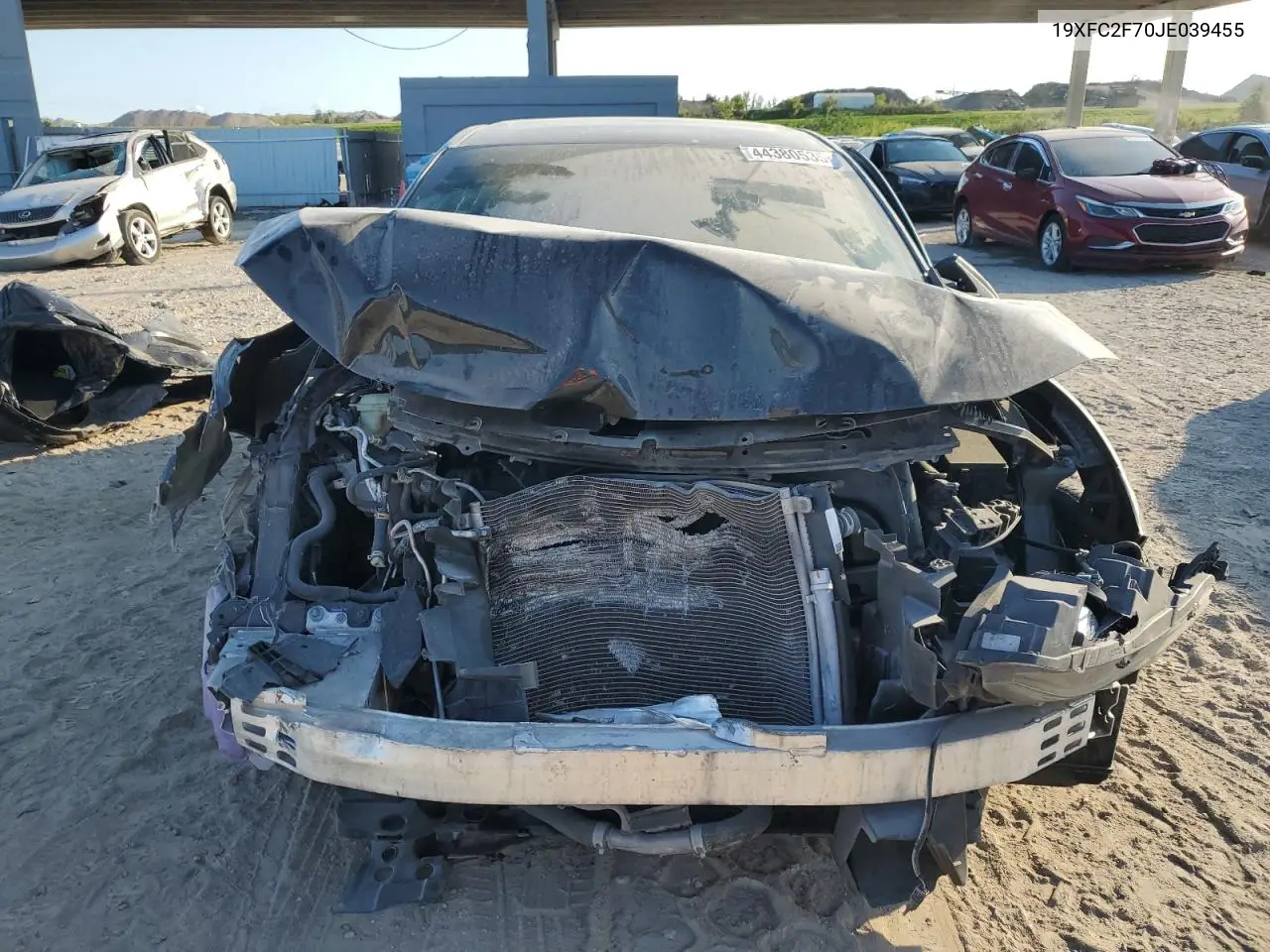 19XFC2F70JE039455 2018 Honda Civic Ex