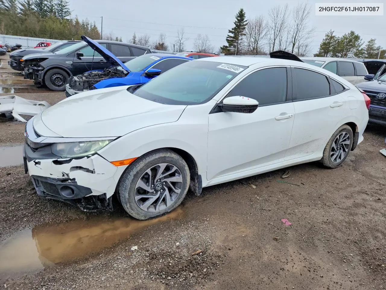 2HGFC2F61JH017087 2018 Honda Civic