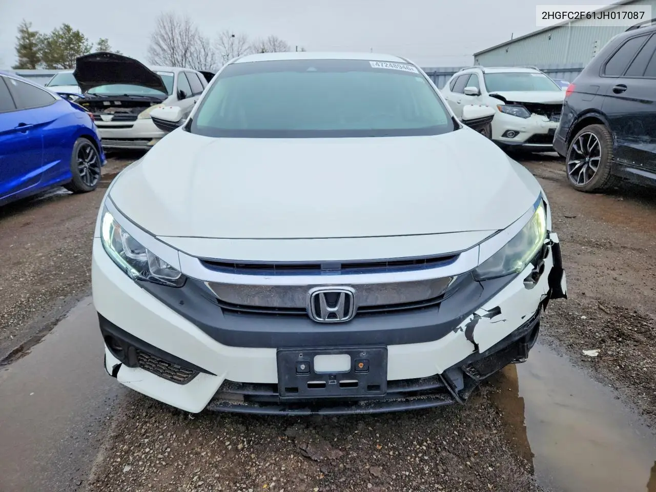 2HGFC2F61JH017087 2018 Honda Civic