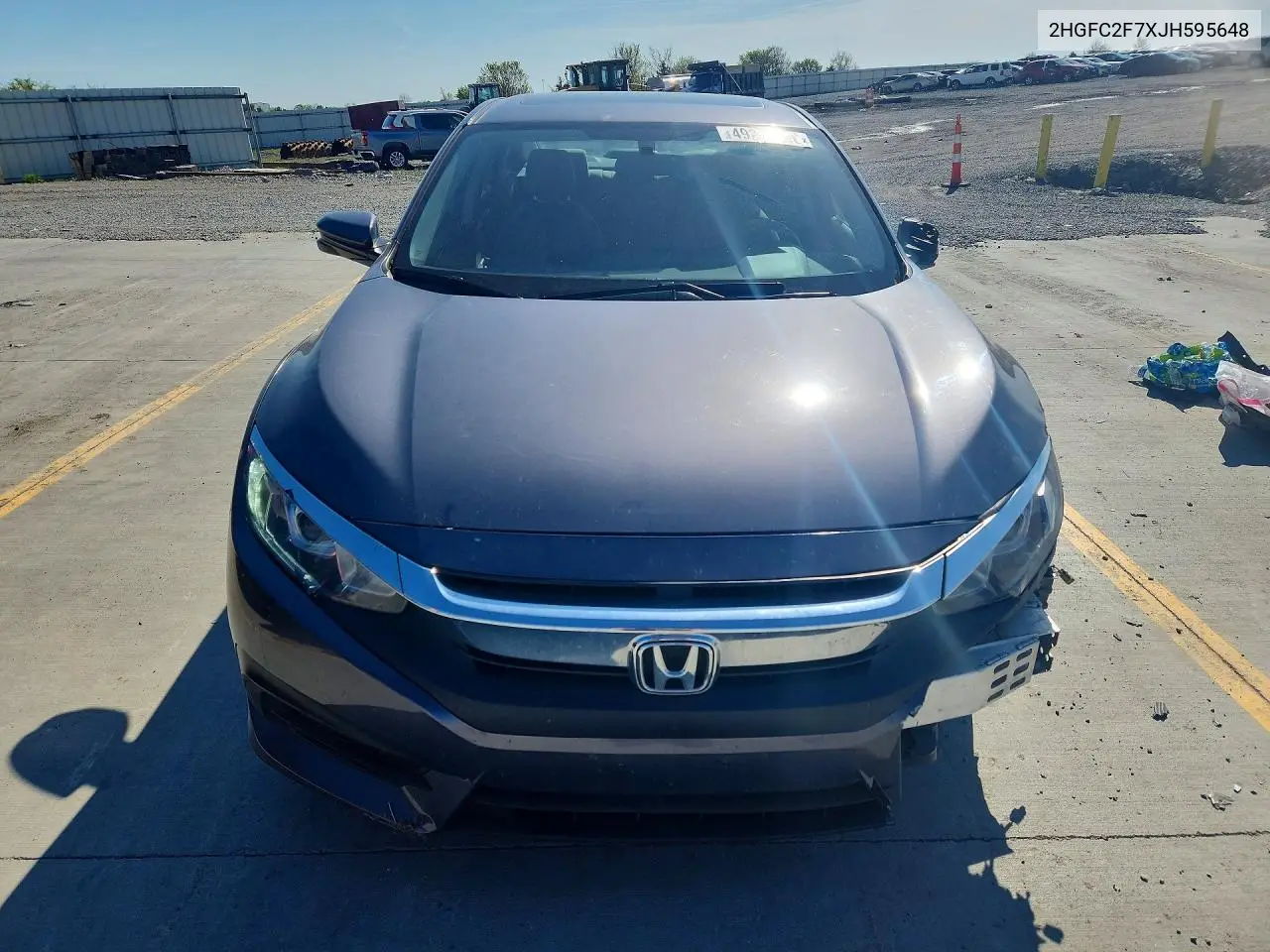 2HGFC2F7XJH595648 2018 Honda Civic Ex