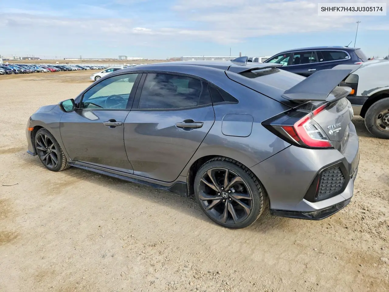 SHHFK7H43JU305174 2018 Honda Civic Sport