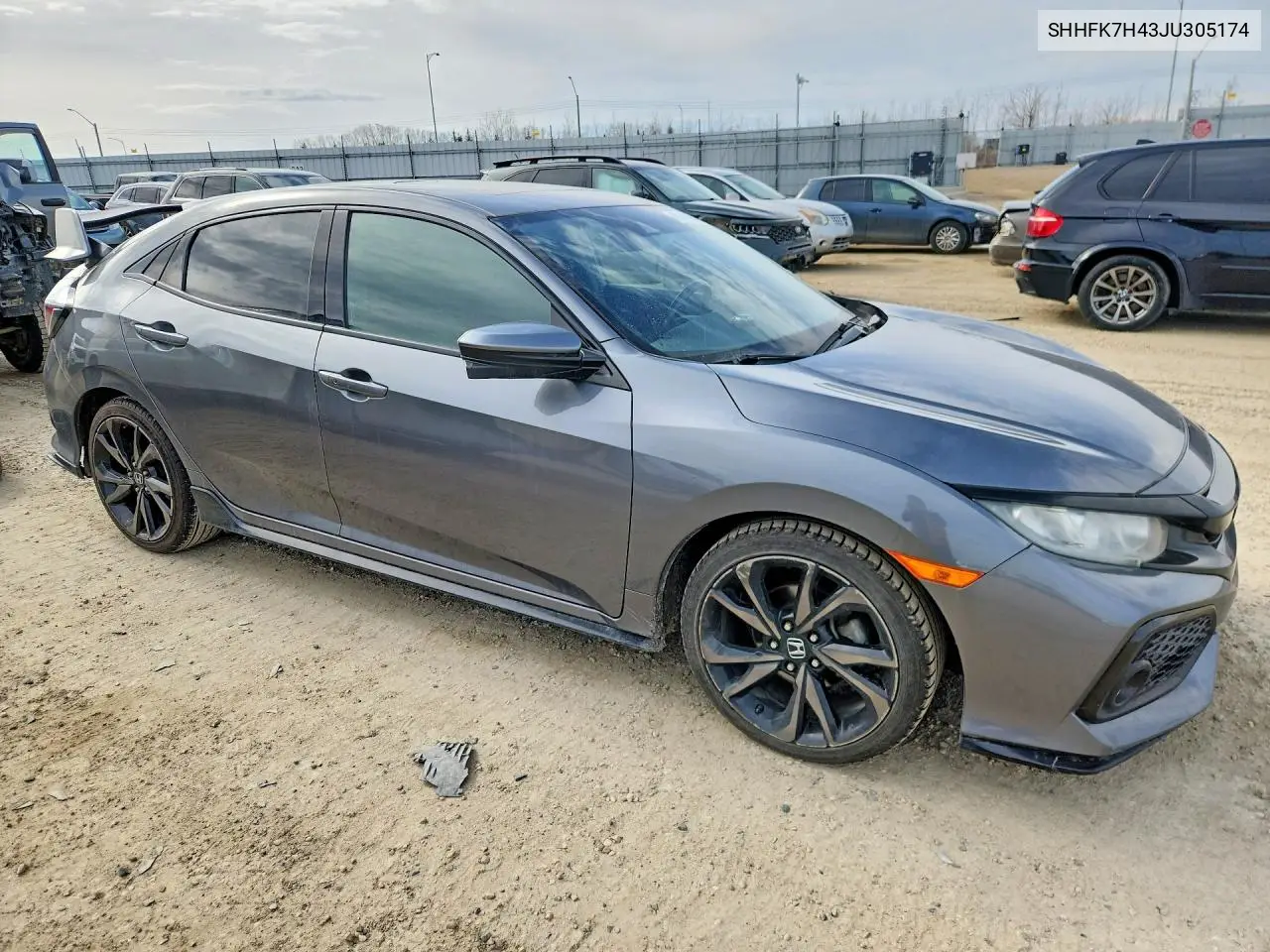 SHHFK7H43JU305174 2018 Honda Civic Sport