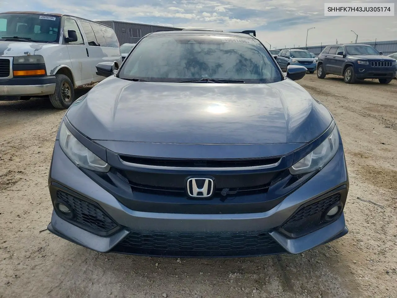 SHHFK7H43JU305174 2018 Honda Civic Sport