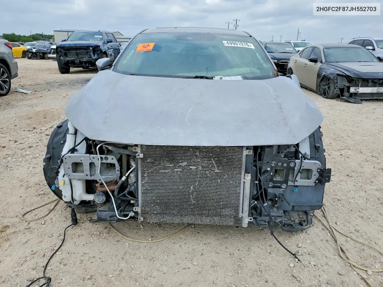 2HGFC2F87JH552703 2018 Honda Civic Ex
