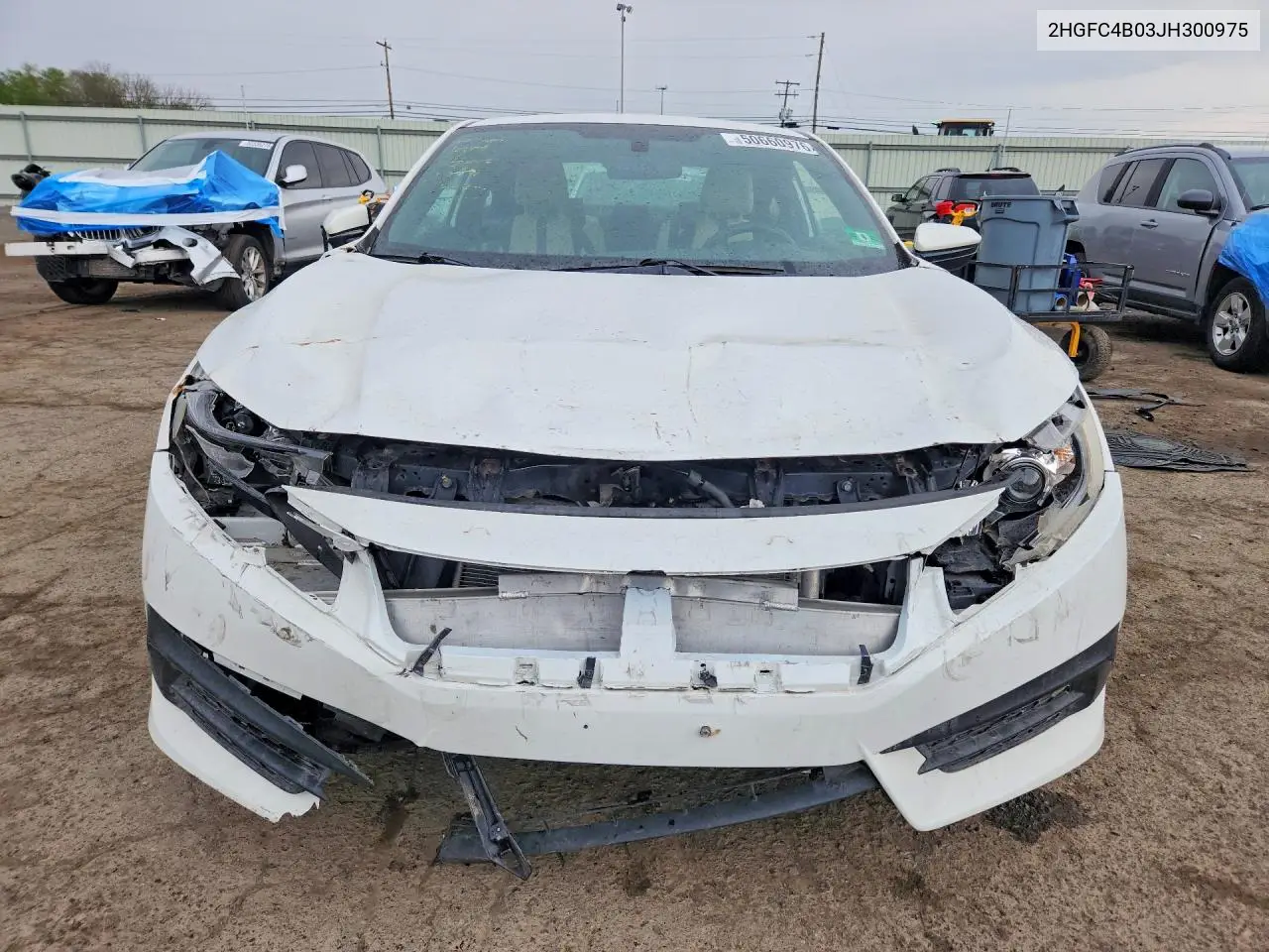 2HGFC4B03JH300975 2018 Honda Civic Lx