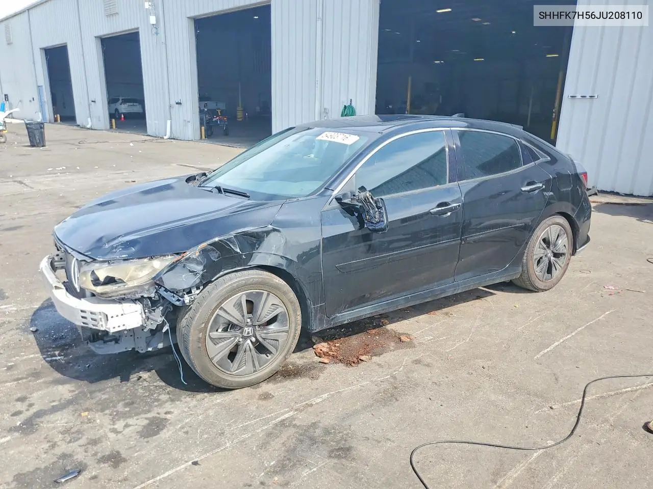 SHHFK7H56JU208110 2018 Honda Civic Ex