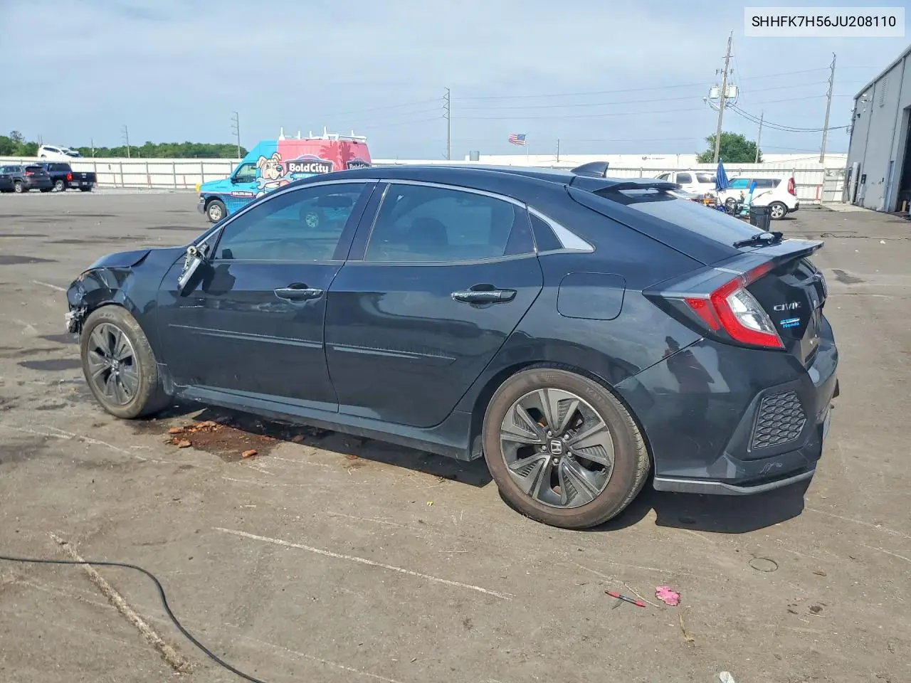 SHHFK7H56JU208110 2018 Honda Civic Ex