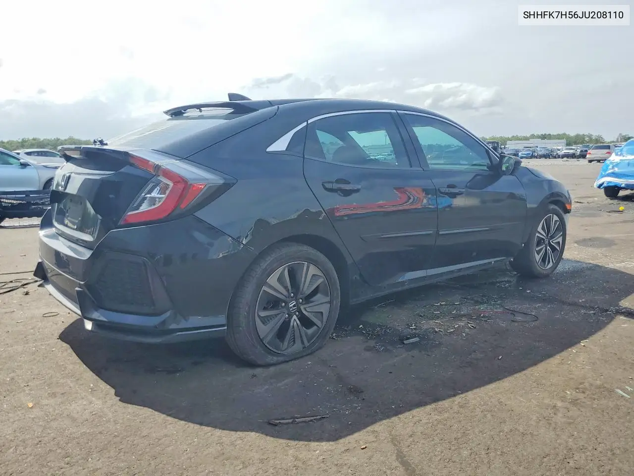 SHHFK7H56JU208110 2018 Honda Civic Ex