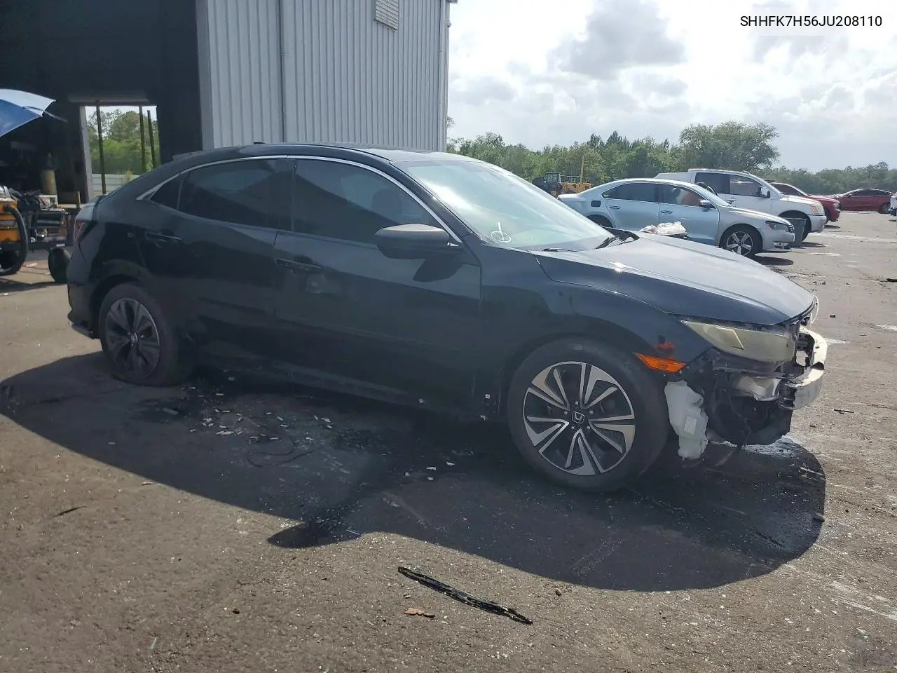 SHHFK7H56JU208110 2018 Honda Civic Ex