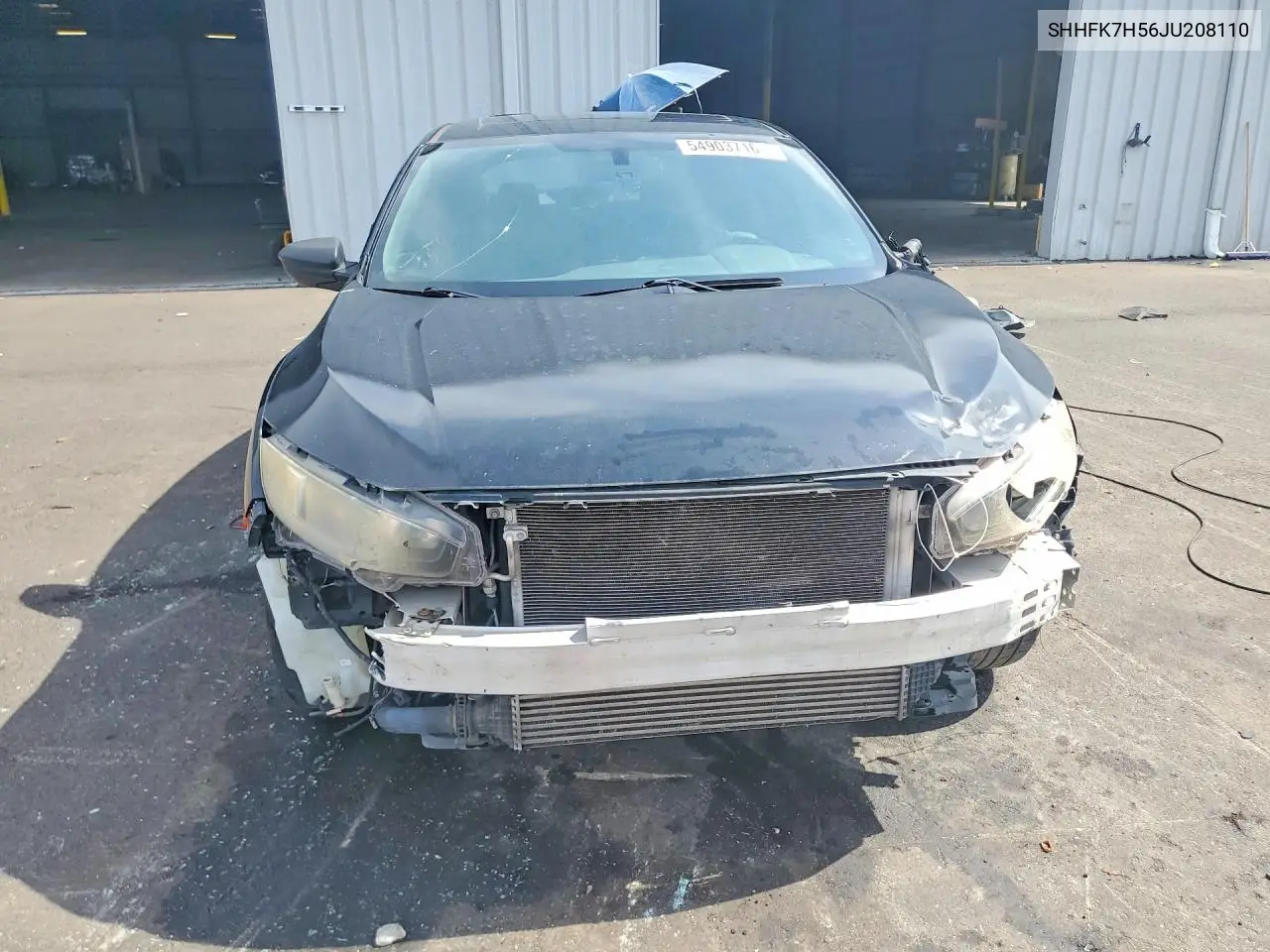 SHHFK7H56JU208110 2018 Honda Civic Ex