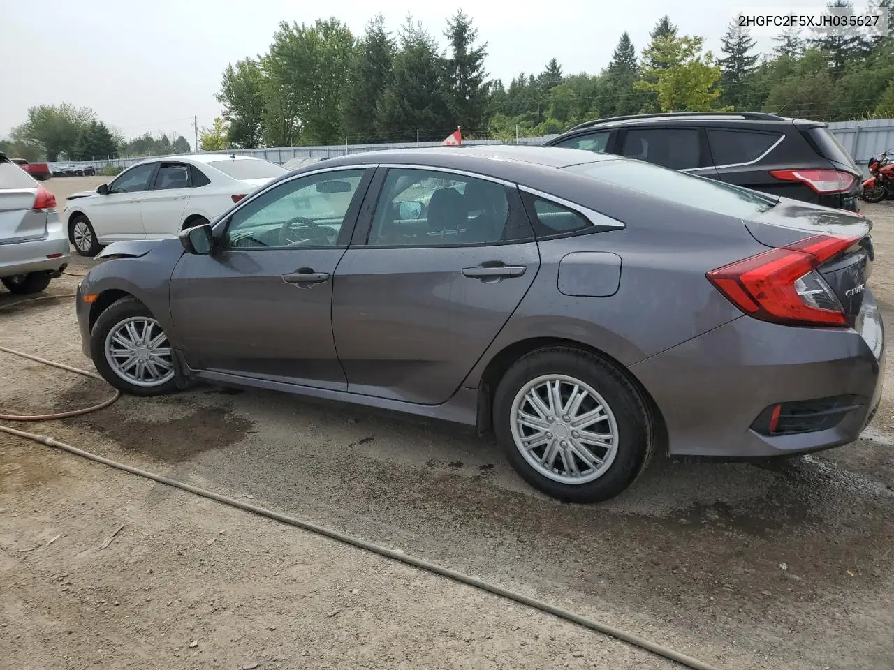 2HGFC2F5XJH035627 2018 Honda Civic Lx