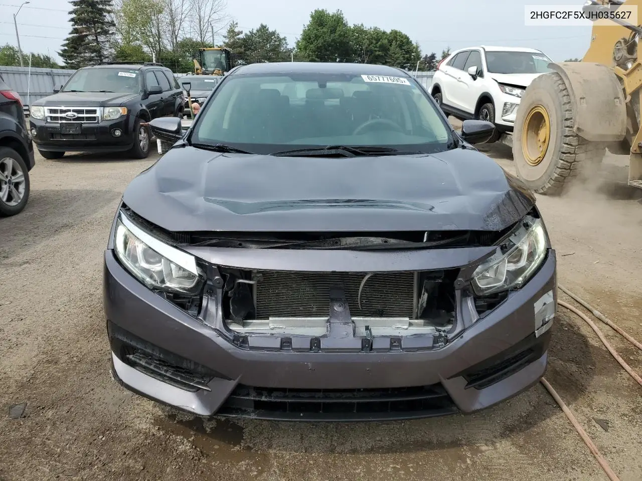 2HGFC2F5XJH035627 2018 Honda Civic Lx