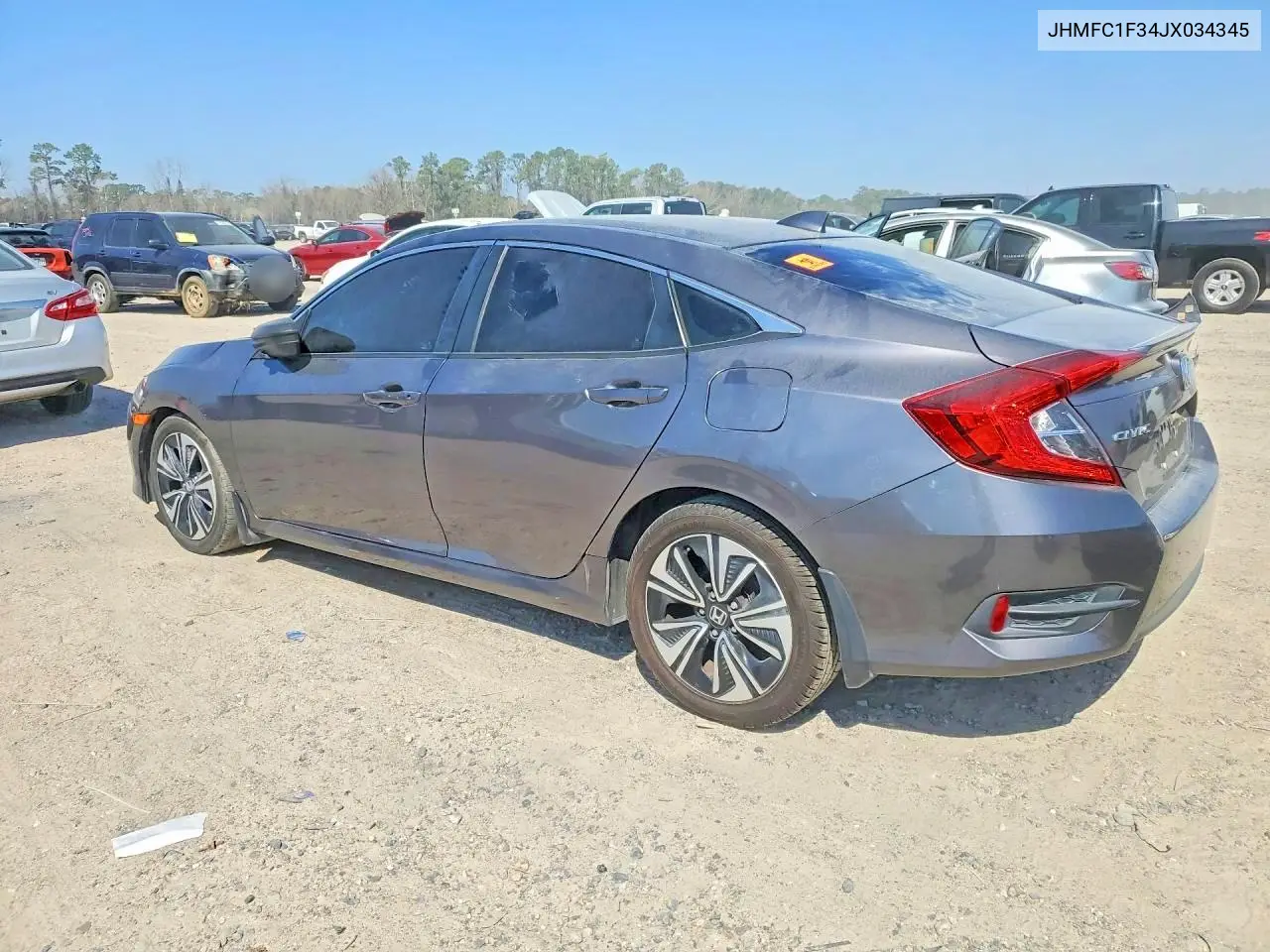 JHMFC1F34JX034345 2018 Honda Civic Ex
