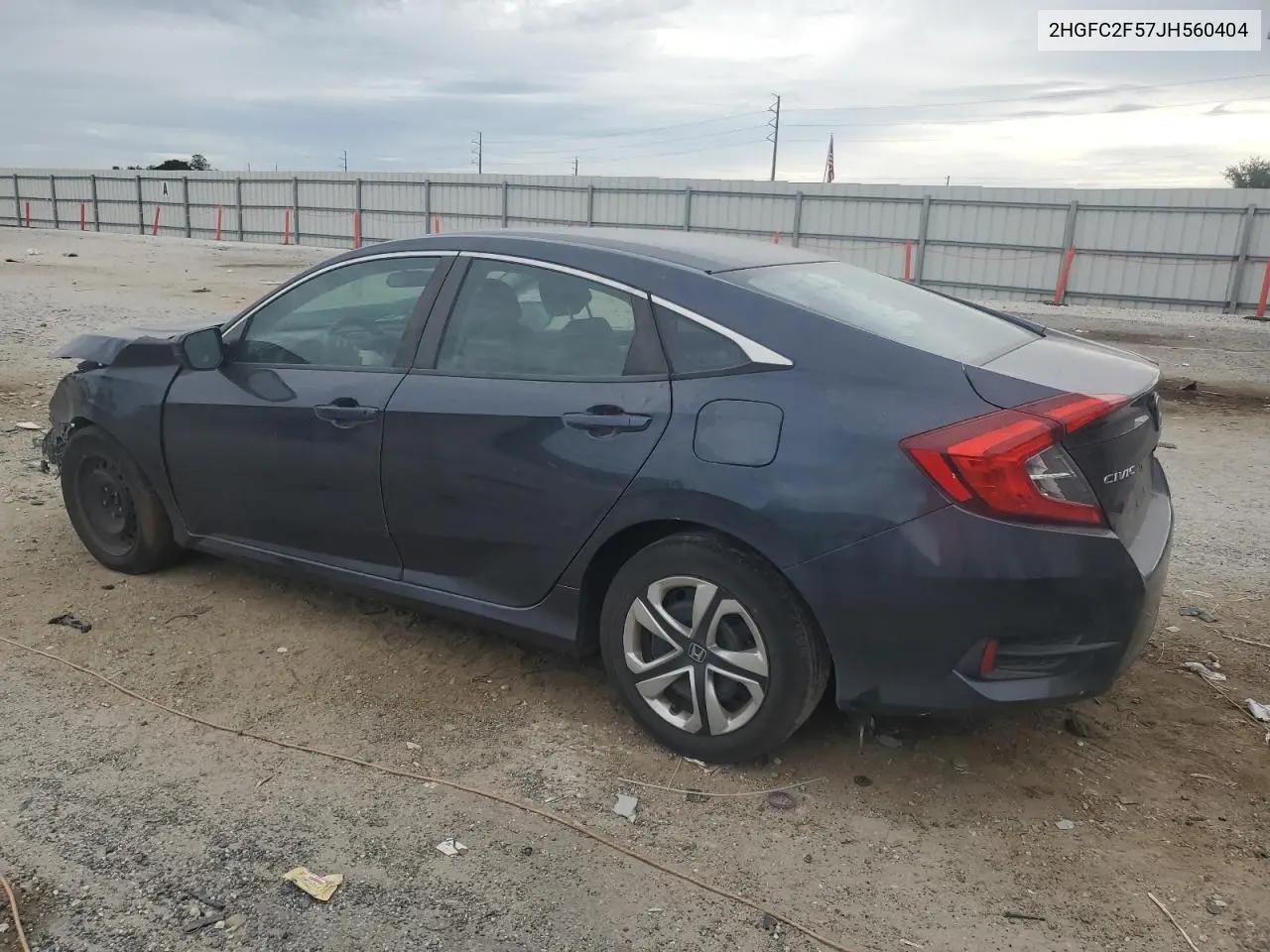 2HGFC2F57JH560404 2018 Honda Civic Lx
