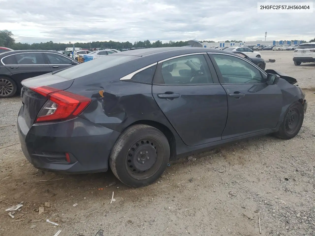 2HGFC2F57JH560404 2018 Honda Civic Lx