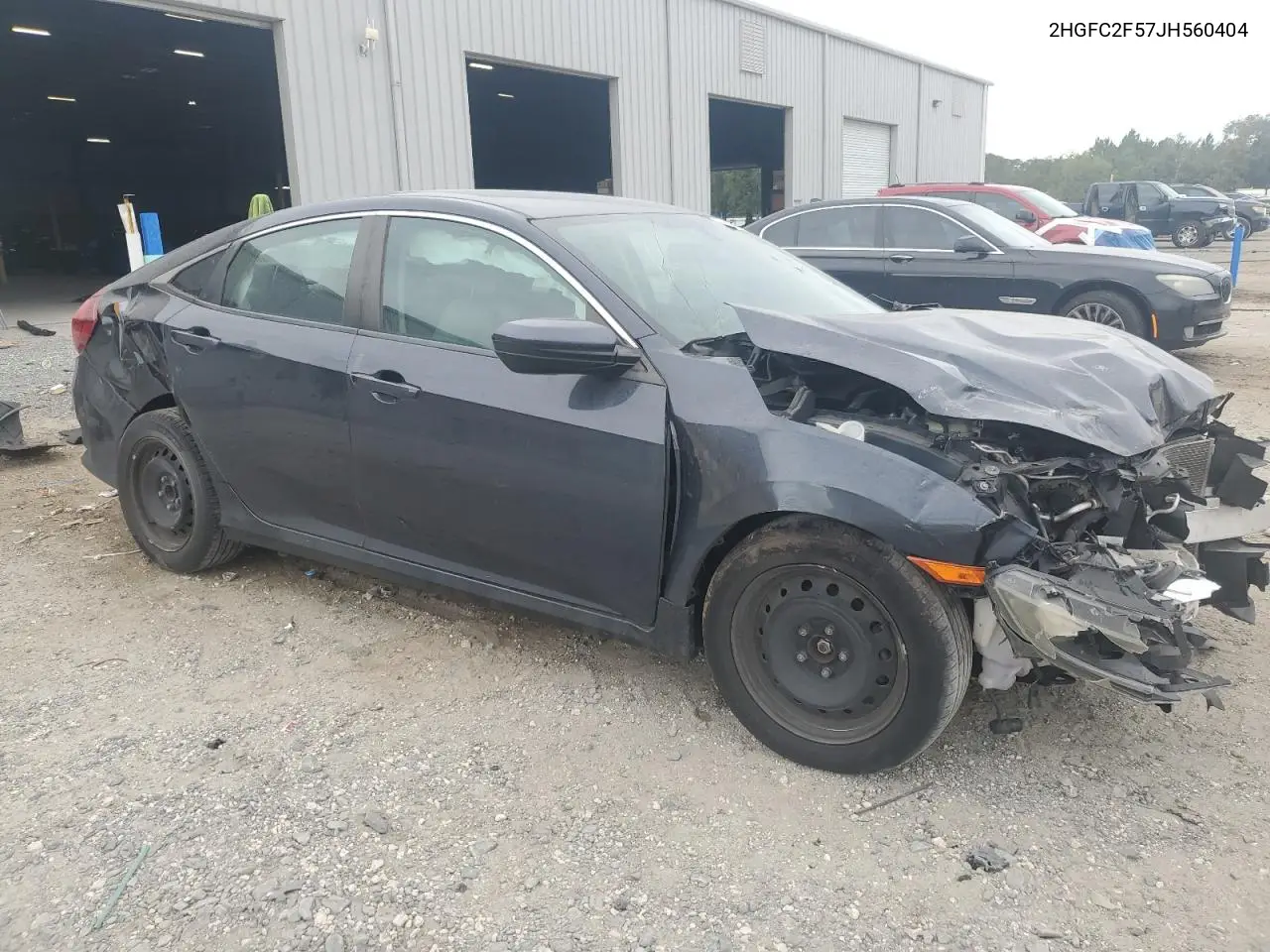 2HGFC2F57JH560404 2018 Honda Civic Lx