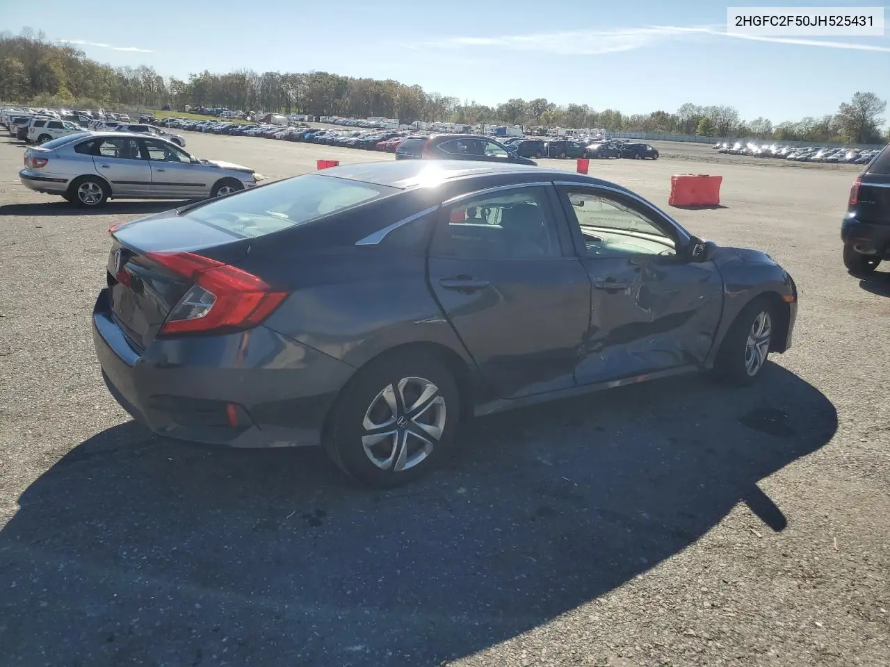 2HGFC2F50JH525431 2018 Honda Civic Lx