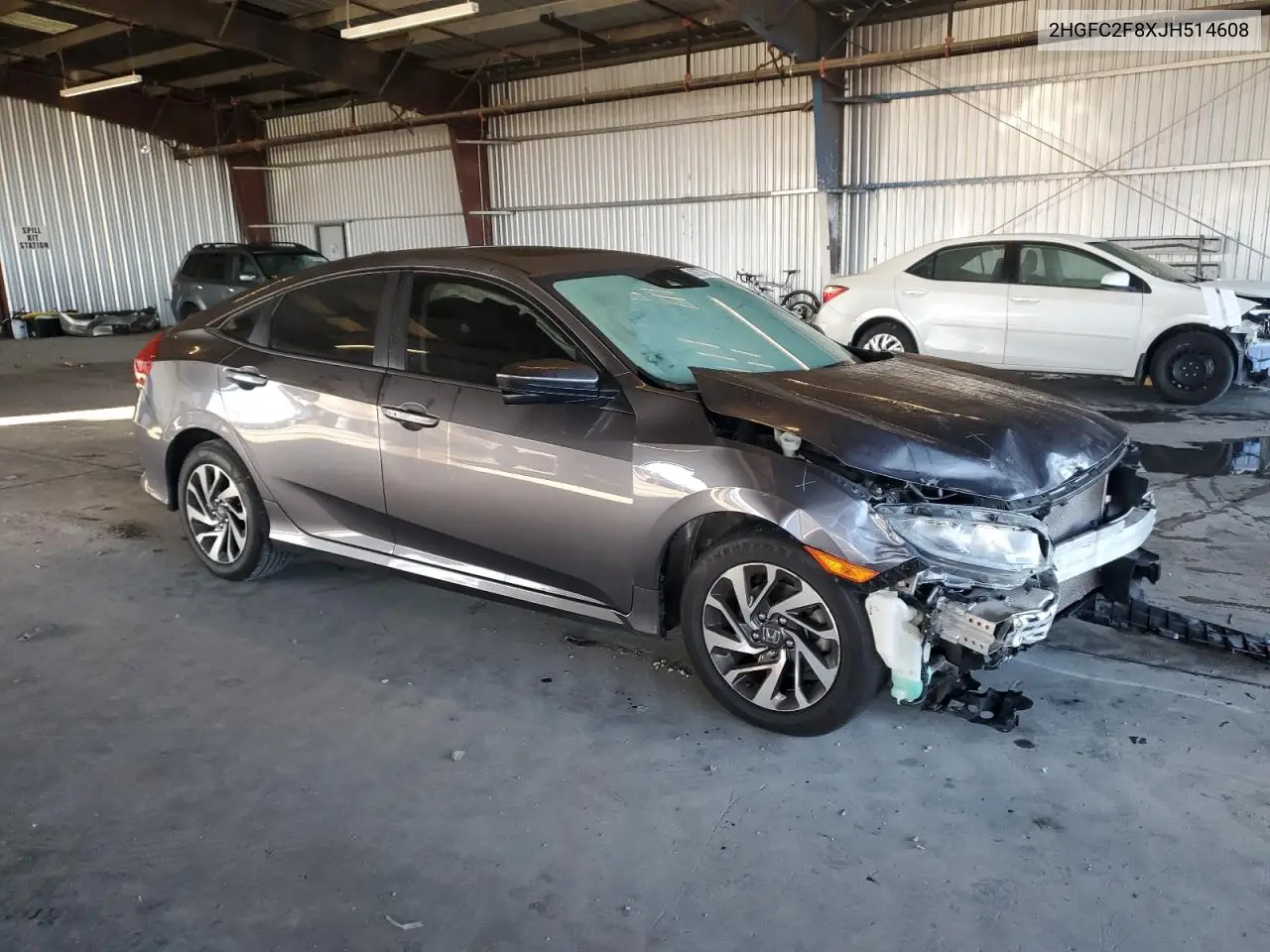 2HGFC2F8XJH514608 2018 Honda Civic Ex