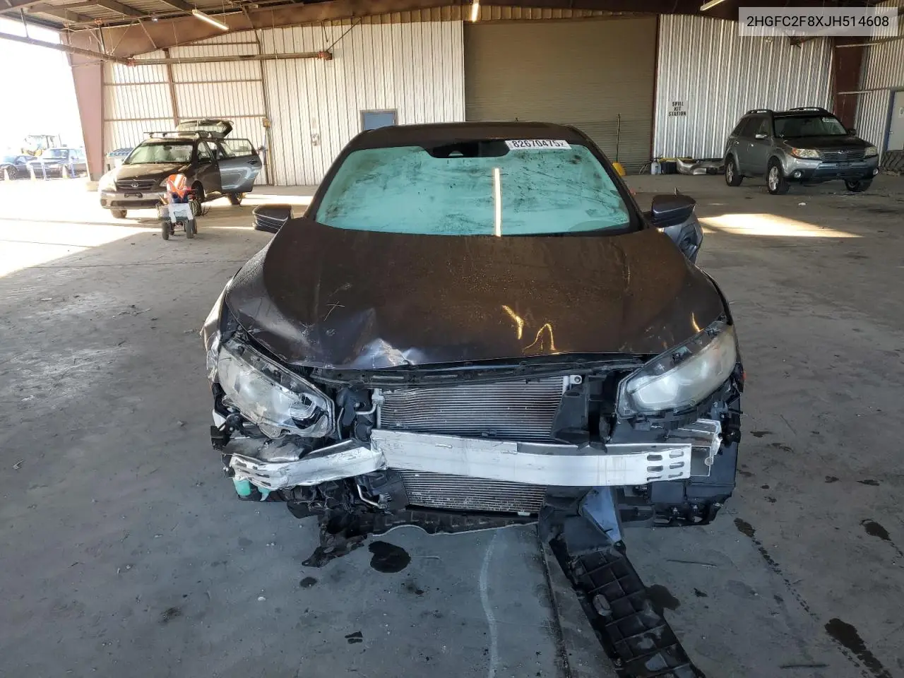 2HGFC2F8XJH514608 2018 Honda Civic Ex