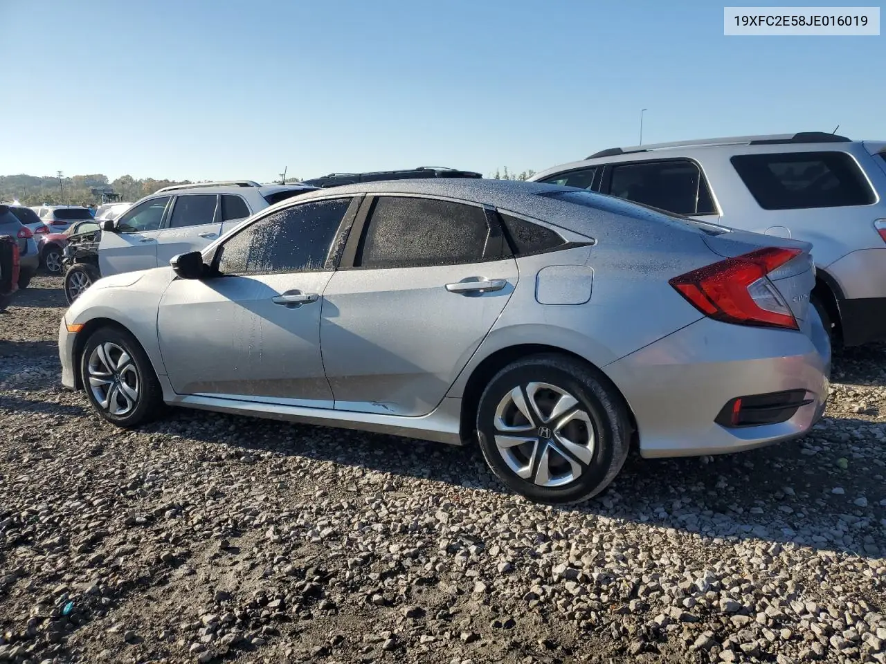 19XFC2E58JE016019 2018 Honda Civic Lx