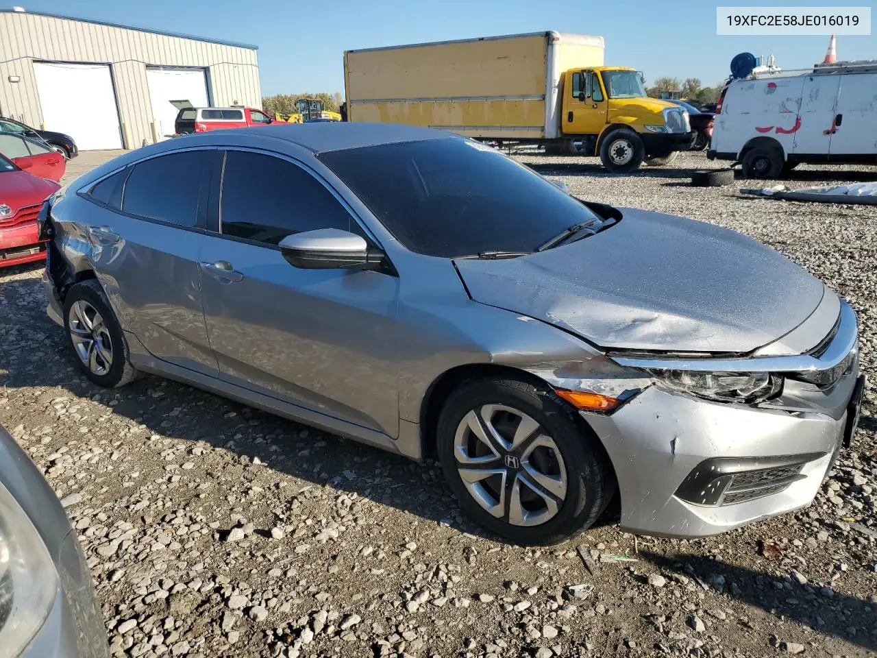 19XFC2E58JE016019 2018 Honda Civic Lx