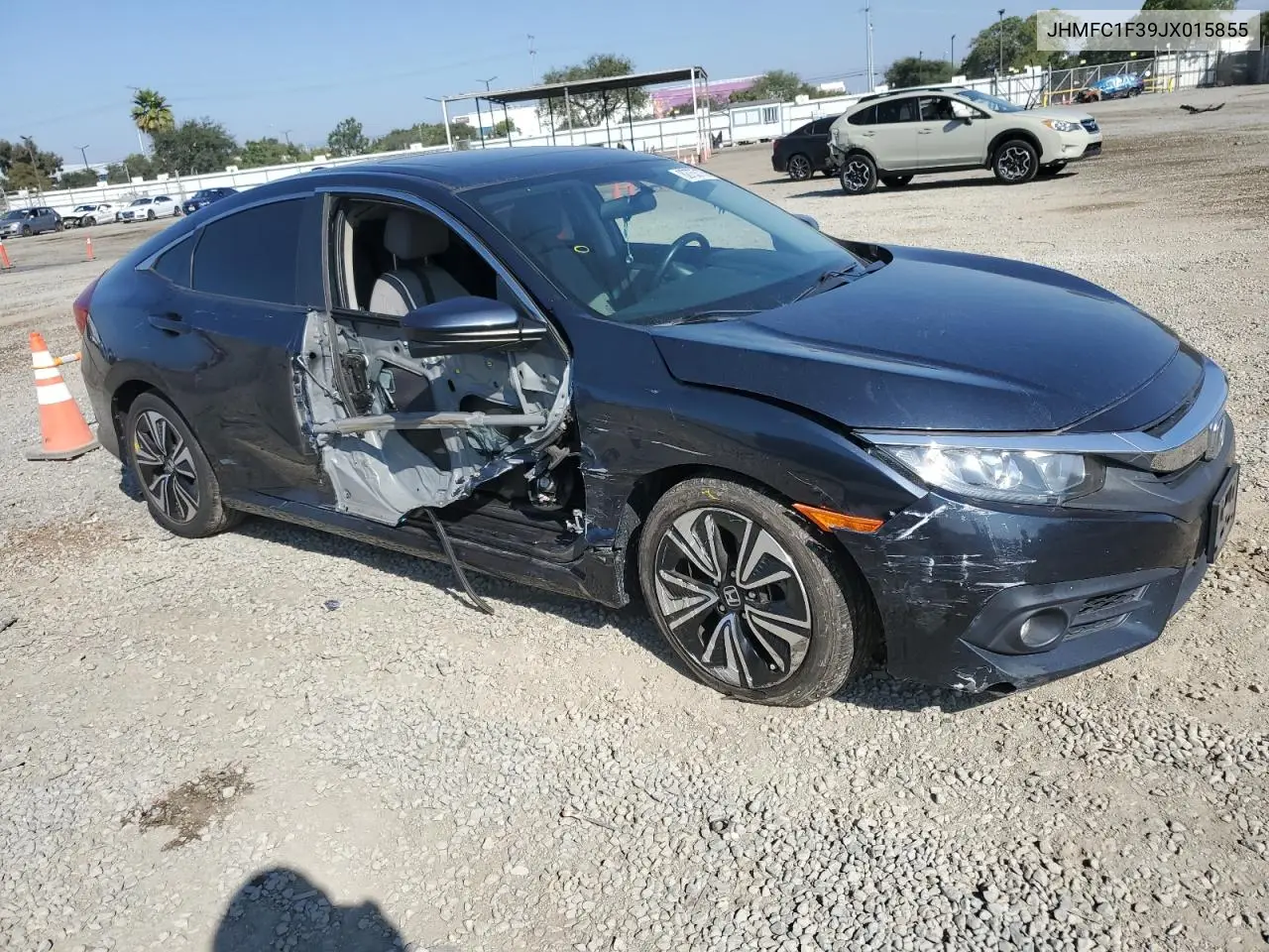 JHMFC1F39JX015855 2018 Honda Civic Ex