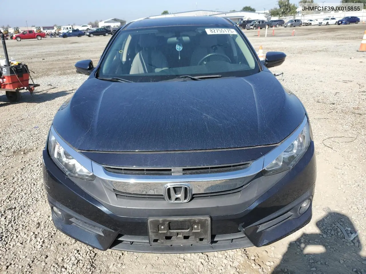 JHMFC1F39JX015855 2018 Honda Civic Ex