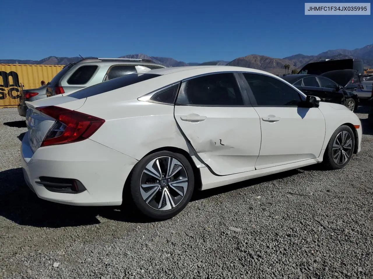 JHMFC1F34JX035995 2018 Honda Civic Ex