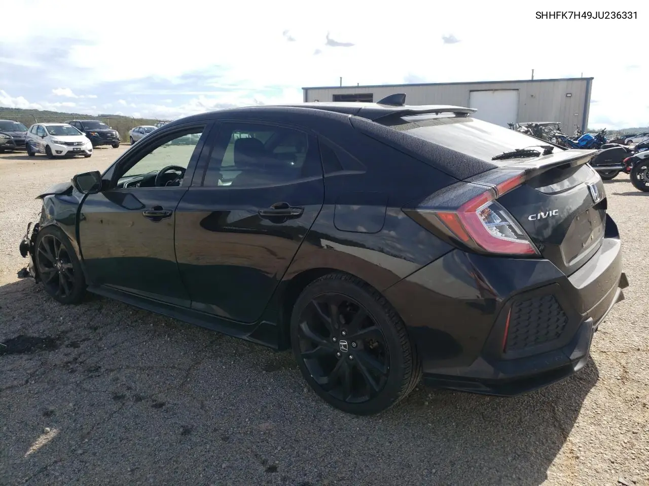 SHHFK7H49JU236331 2018 Honda Civic Sport