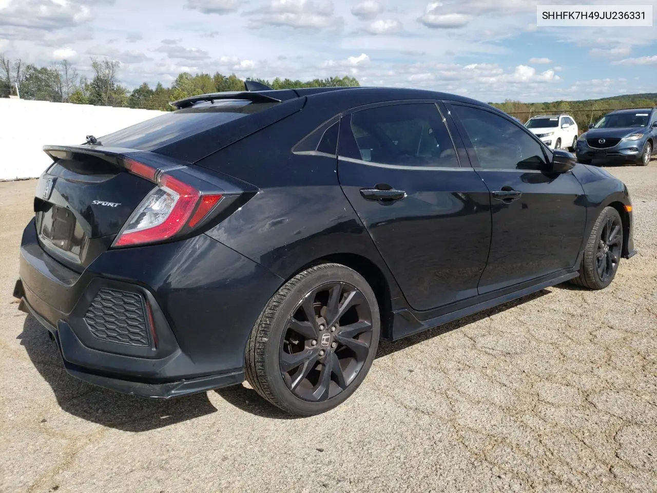 SHHFK7H49JU236331 2018 Honda Civic Sport