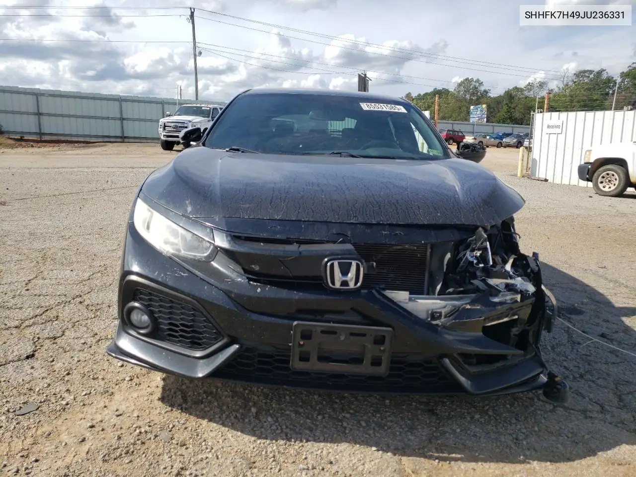 SHHFK7H49JU236331 2018 Honda Civic Sport