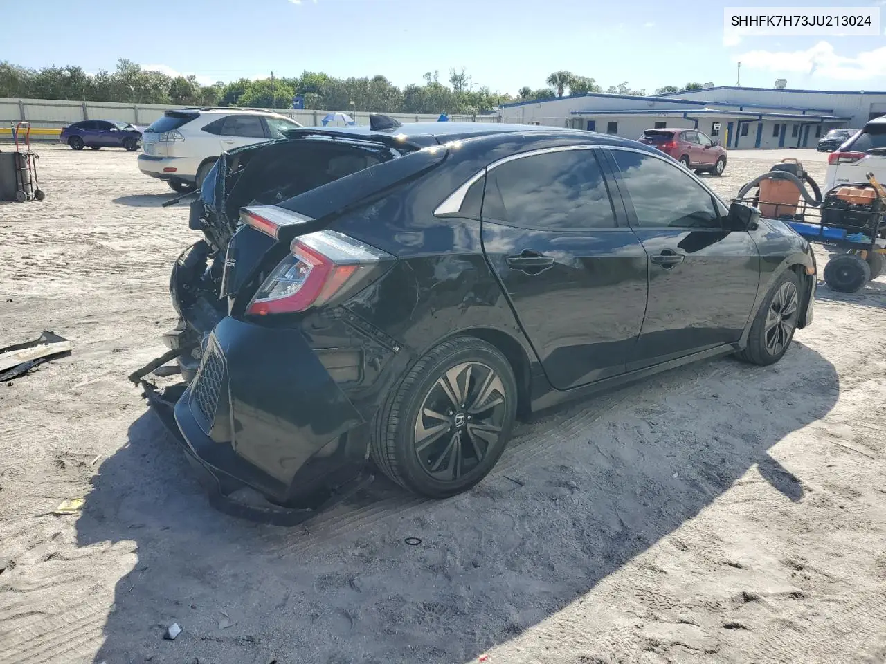 SHHFK7H73JU213024 2018 Honda Civic Exl