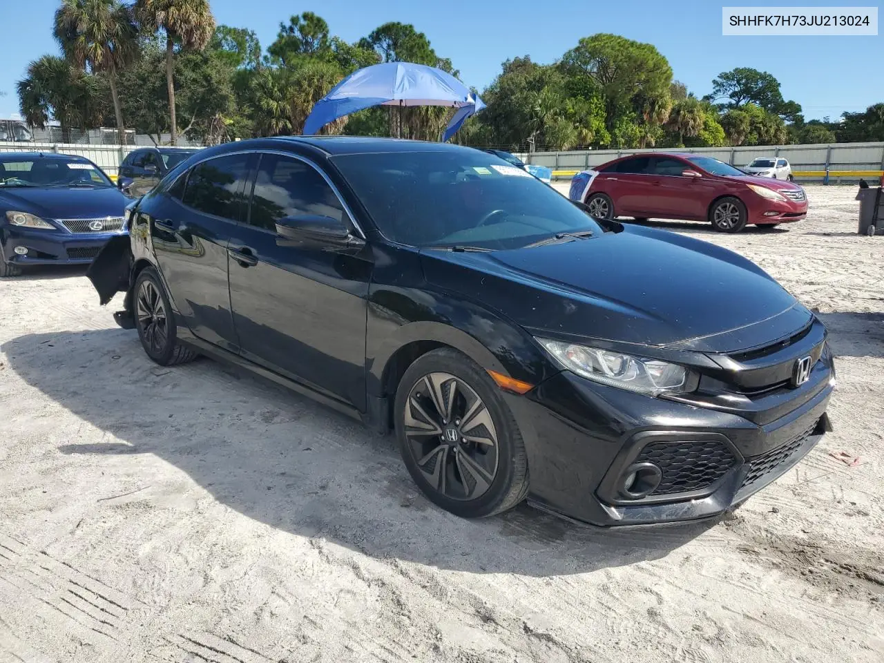 SHHFK7H73JU213024 2018 Honda Civic Exl