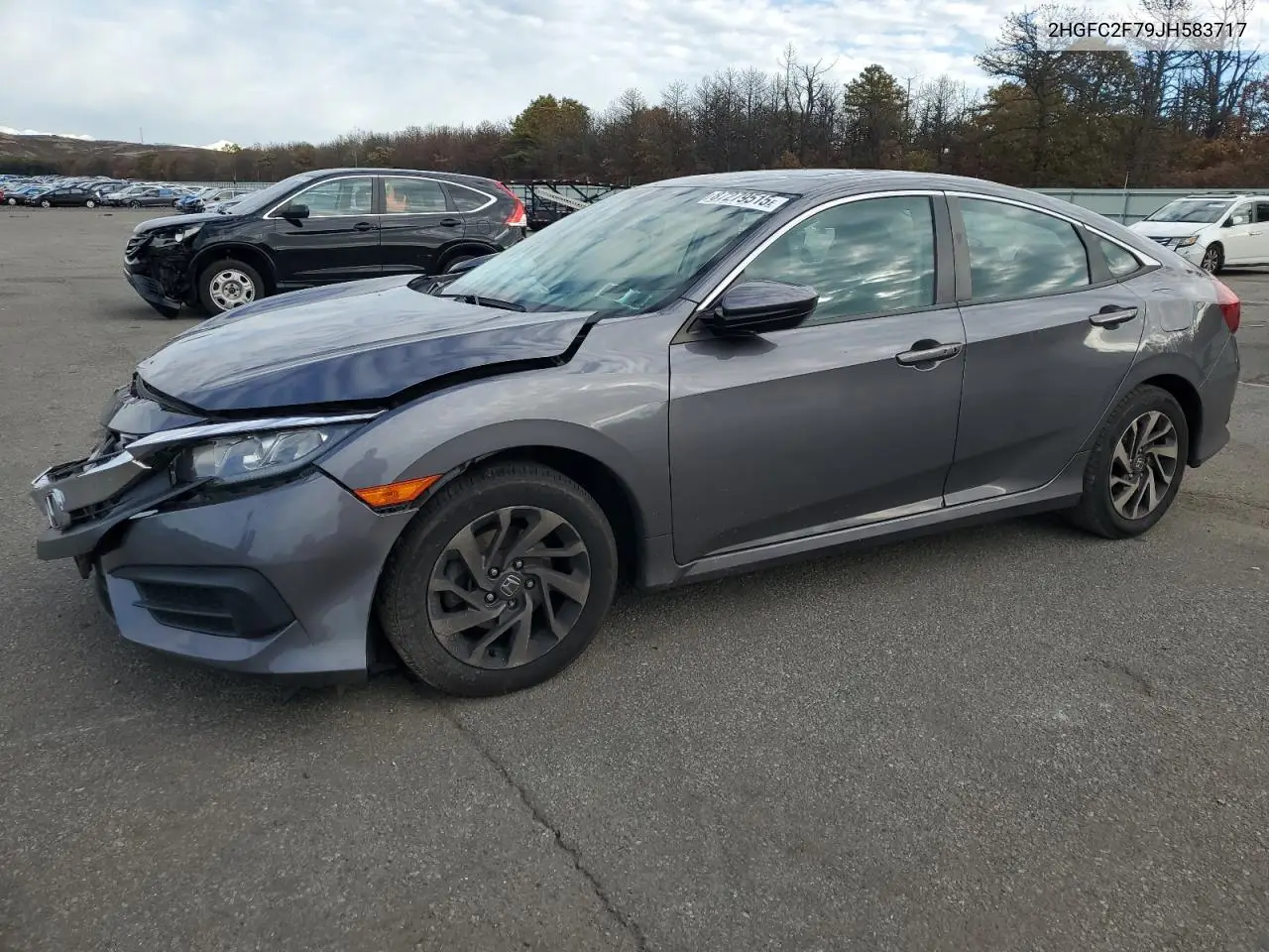 2HGFC2F79JH583717 2018 Honda Civic Ex