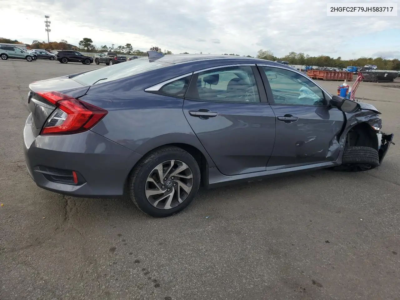 2HGFC2F79JH583717 2018 Honda Civic Ex
