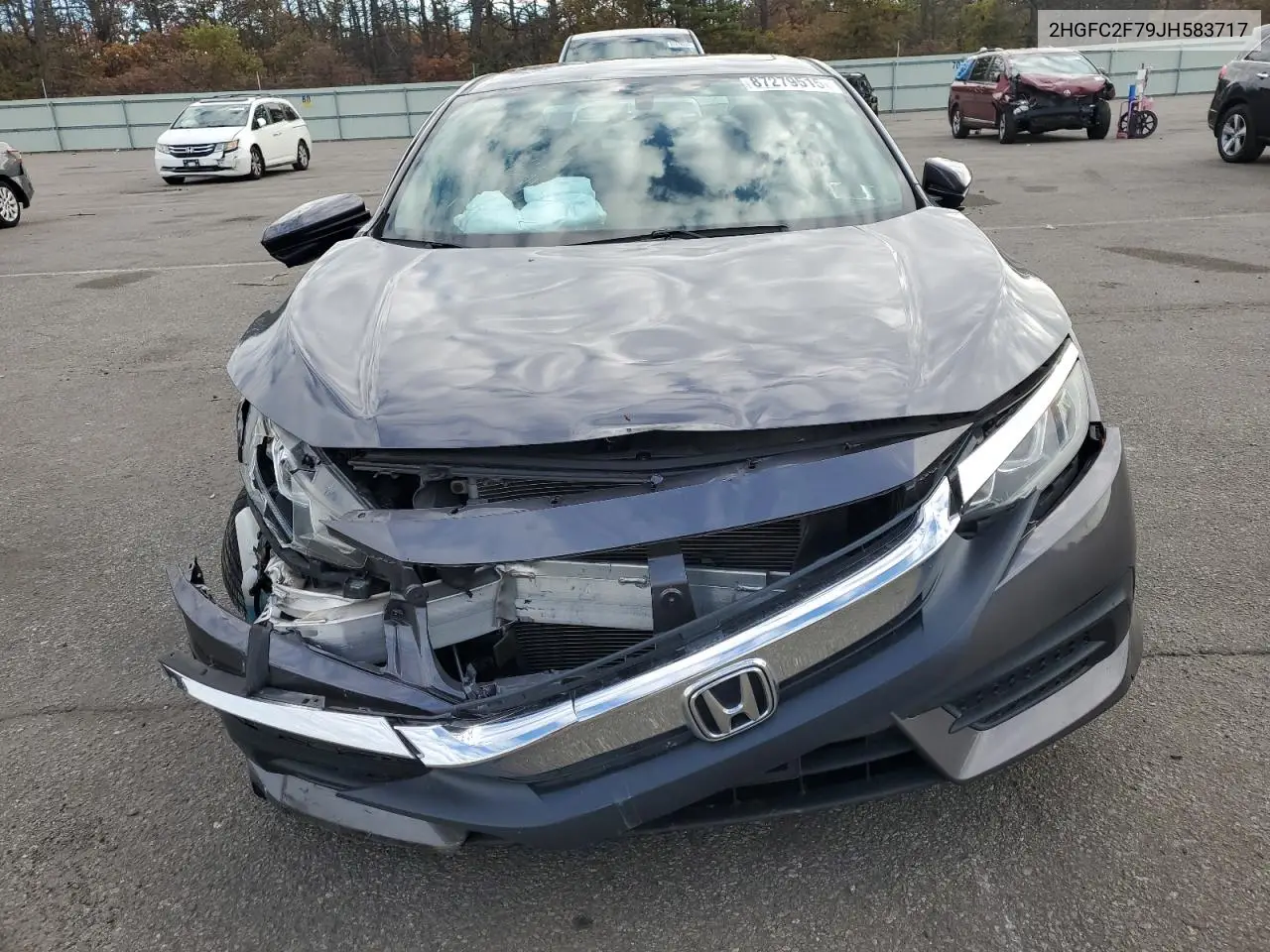 2HGFC2F79JH583717 2018 Honda Civic Ex