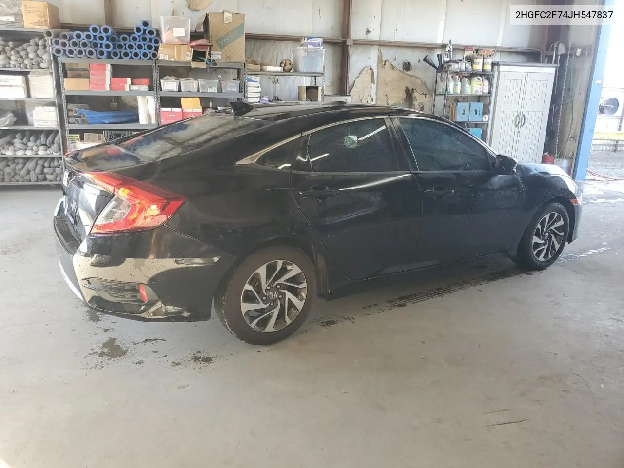 2HGFC2F74JH547837 2018 Honda Civic Ex