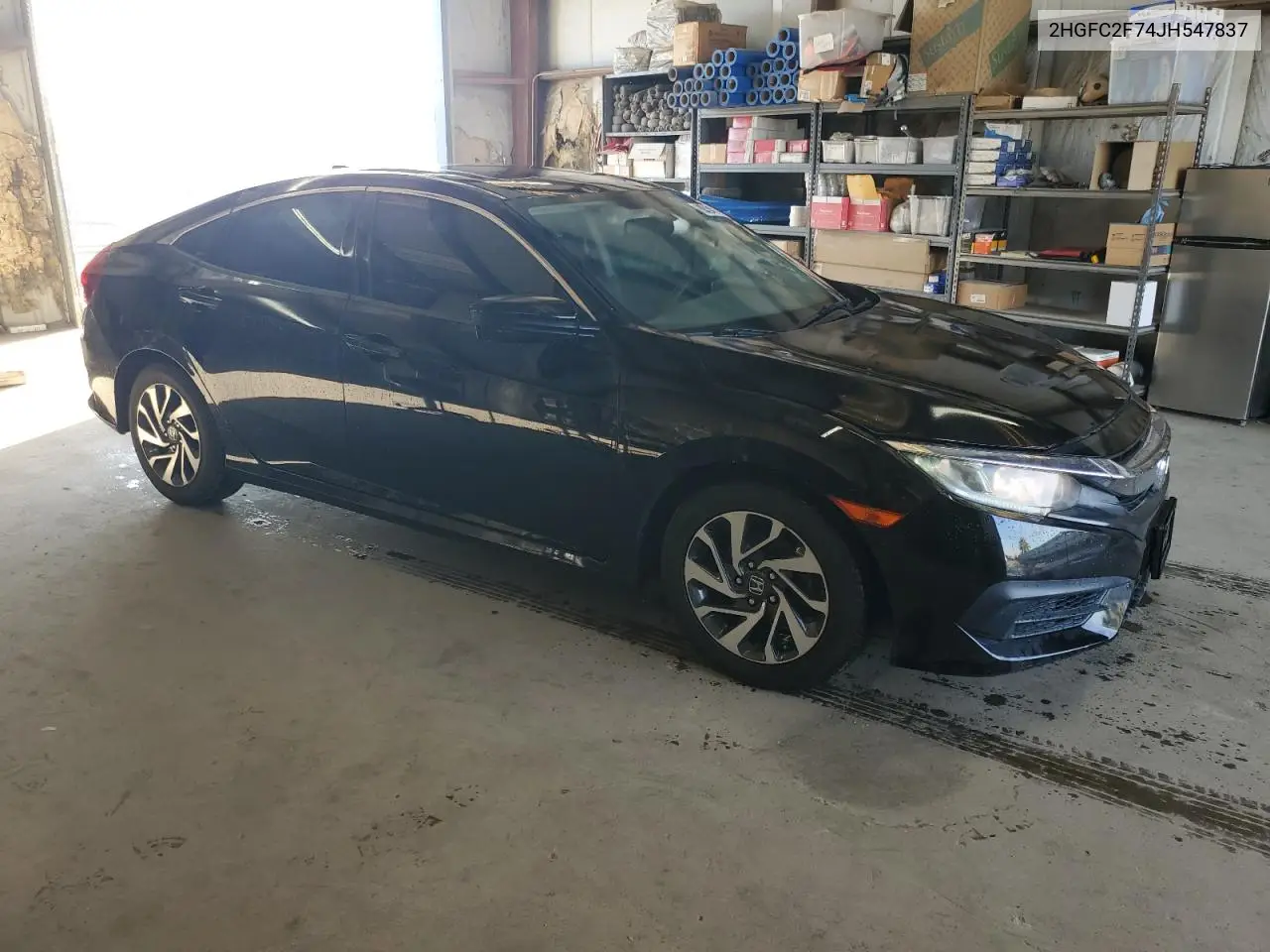 2HGFC2F74JH547837 2018 Honda Civic Ex