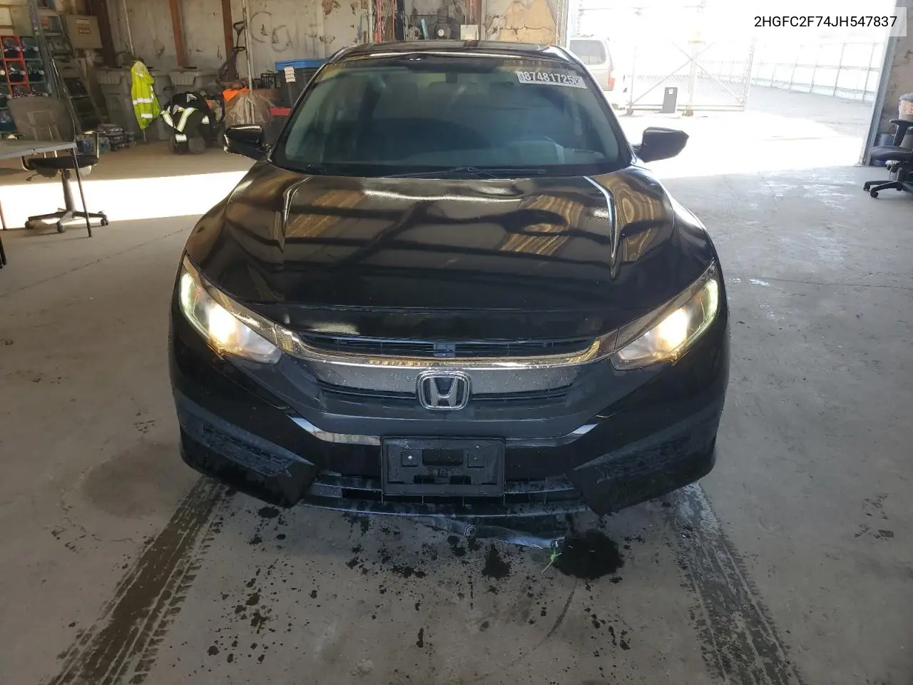 2HGFC2F74JH547837 2018 Honda Civic Ex