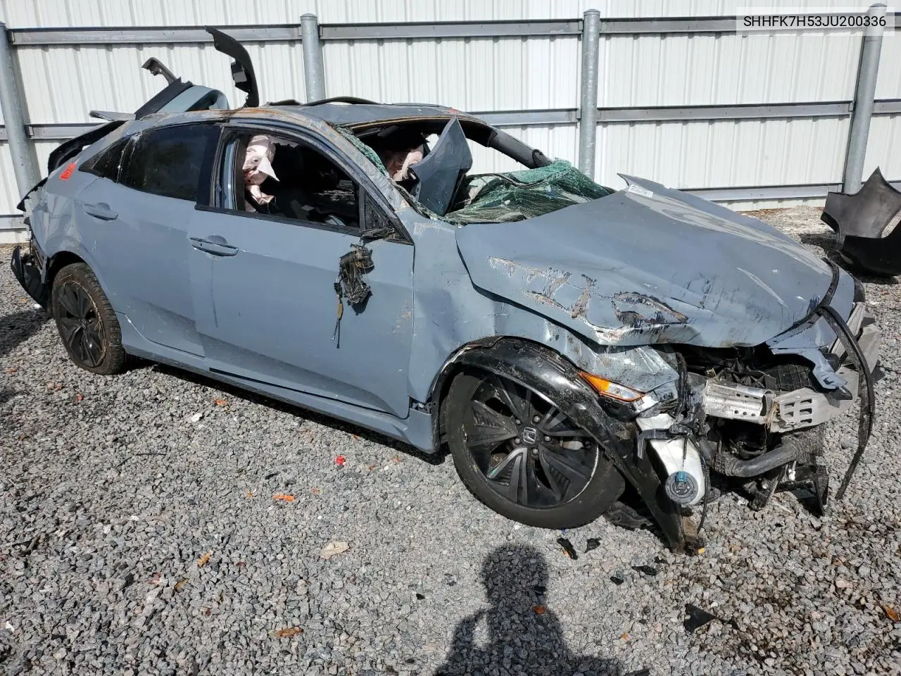 SHHFK7H53JU200336 2018 Honda Civic Ex