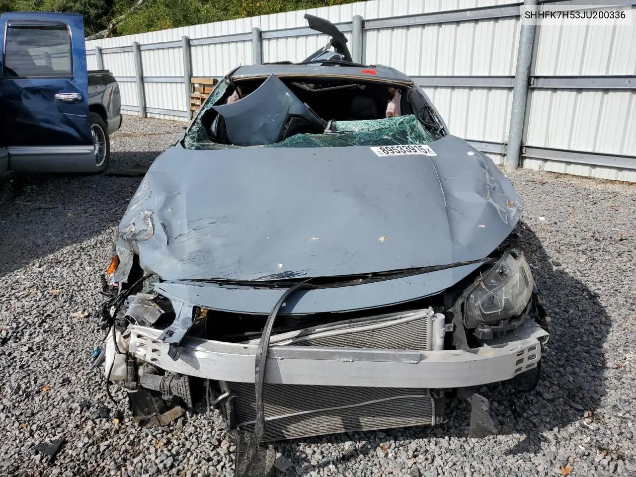 SHHFK7H53JU200336 2018 Honda Civic Ex