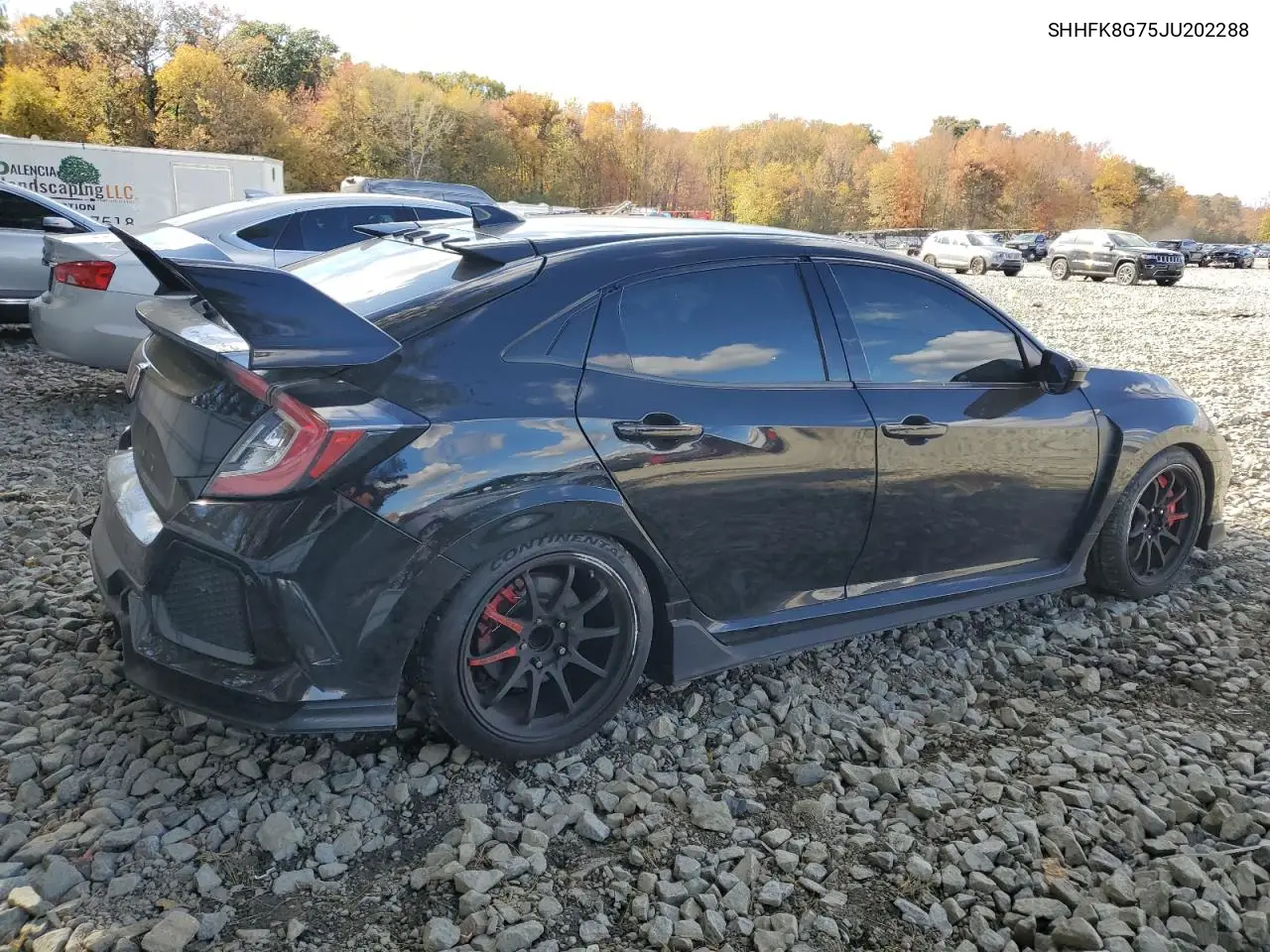 SHHFK8G75JU202288 2018 Honda Civic Type-R Touring