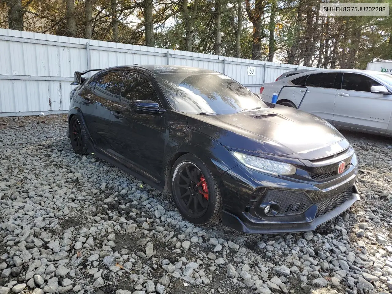 SHHFK8G75JU202288 2018 Honda Civic Type-R Touring