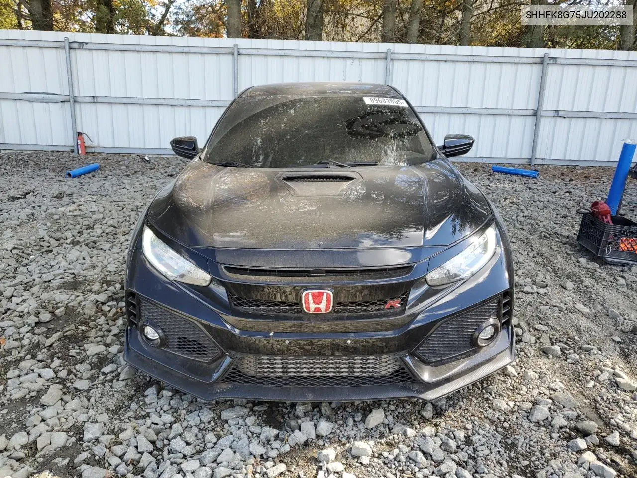 SHHFK8G75JU202288 2018 Honda Civic Type-R Touring