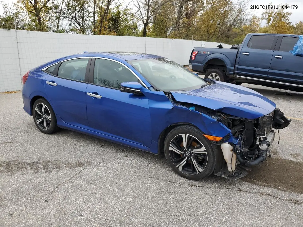 2HGFC1F91JH644179 2018 Honda Civic Touring