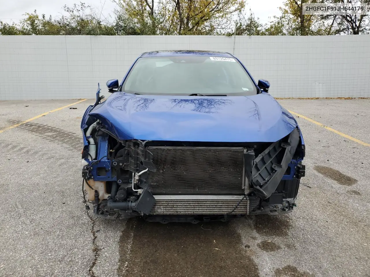 2HGFC1F91JH644179 2018 Honda Civic Touring