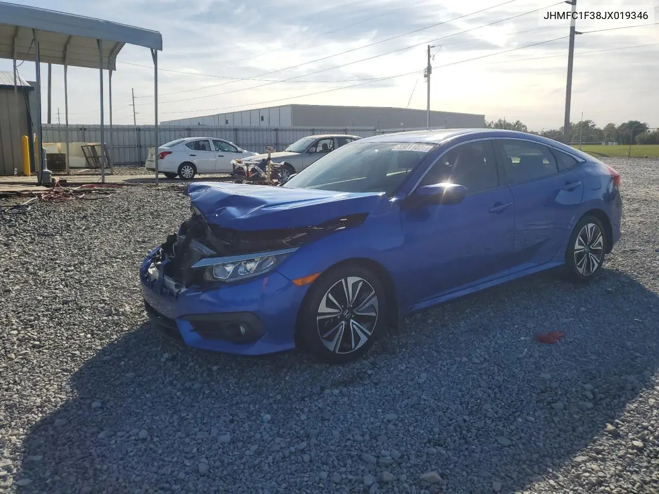 JHMFC1F38JX019346 2018 Honda Civic Ex