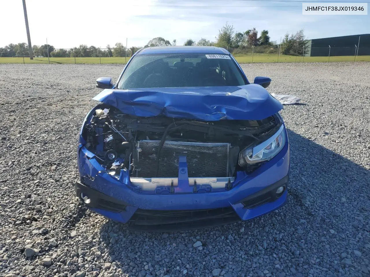 JHMFC1F38JX019346 2018 Honda Civic Ex