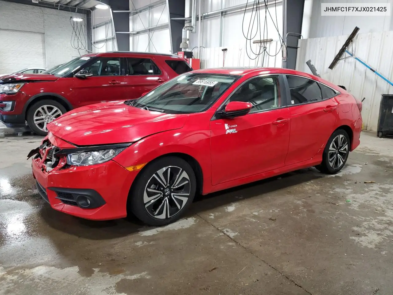 JHMFC1F7XJX021425 2018 Honda Civic Exl